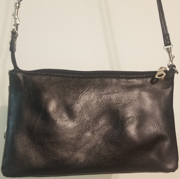 Relic Faux Leather Black Convertible Clutch-Crossbody - Picture 9 of 9